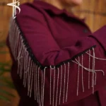 Burgundy jacket